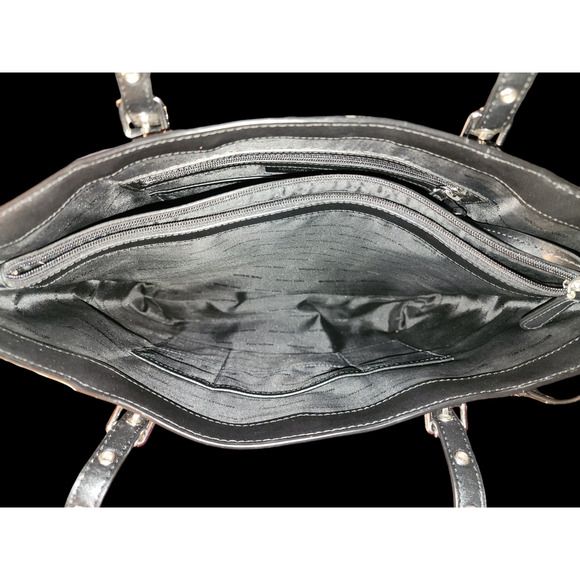 Michael Kors Black Signature Voyager East West Tote - Picture 4 of 10